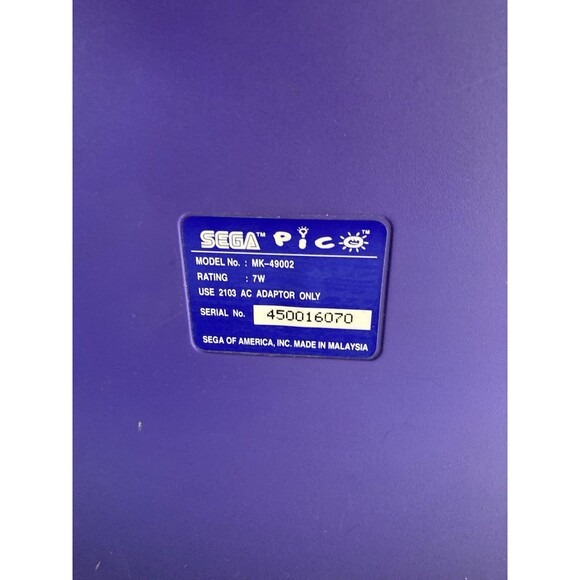SEGA PICO MK-49002 Console w/6 Storyware Cartridges Untested No Power Cord-PARTS - Picture 10 of 16